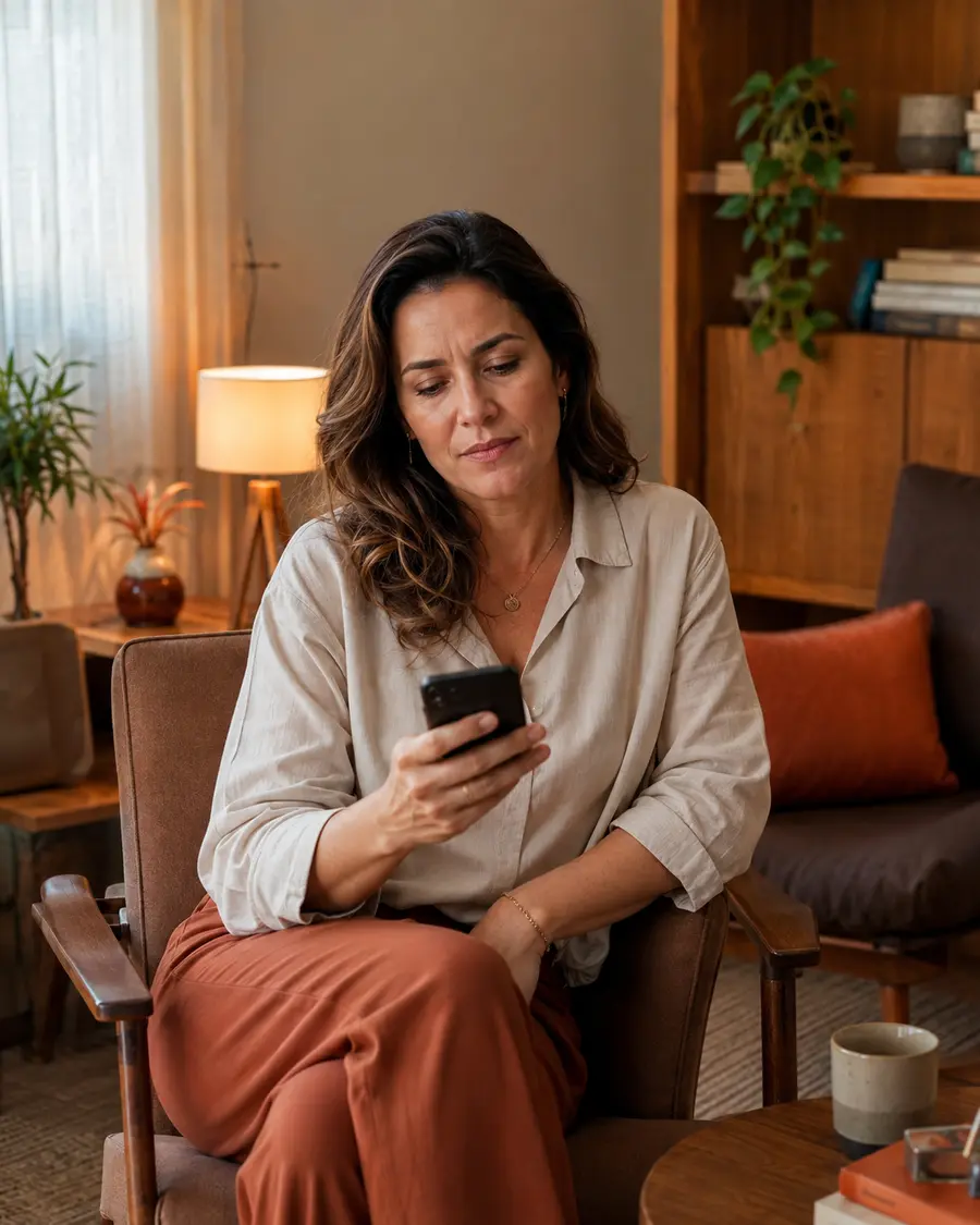 Terapeuta refletindo sobre como divulgar seus atendimentos e atrair clientes